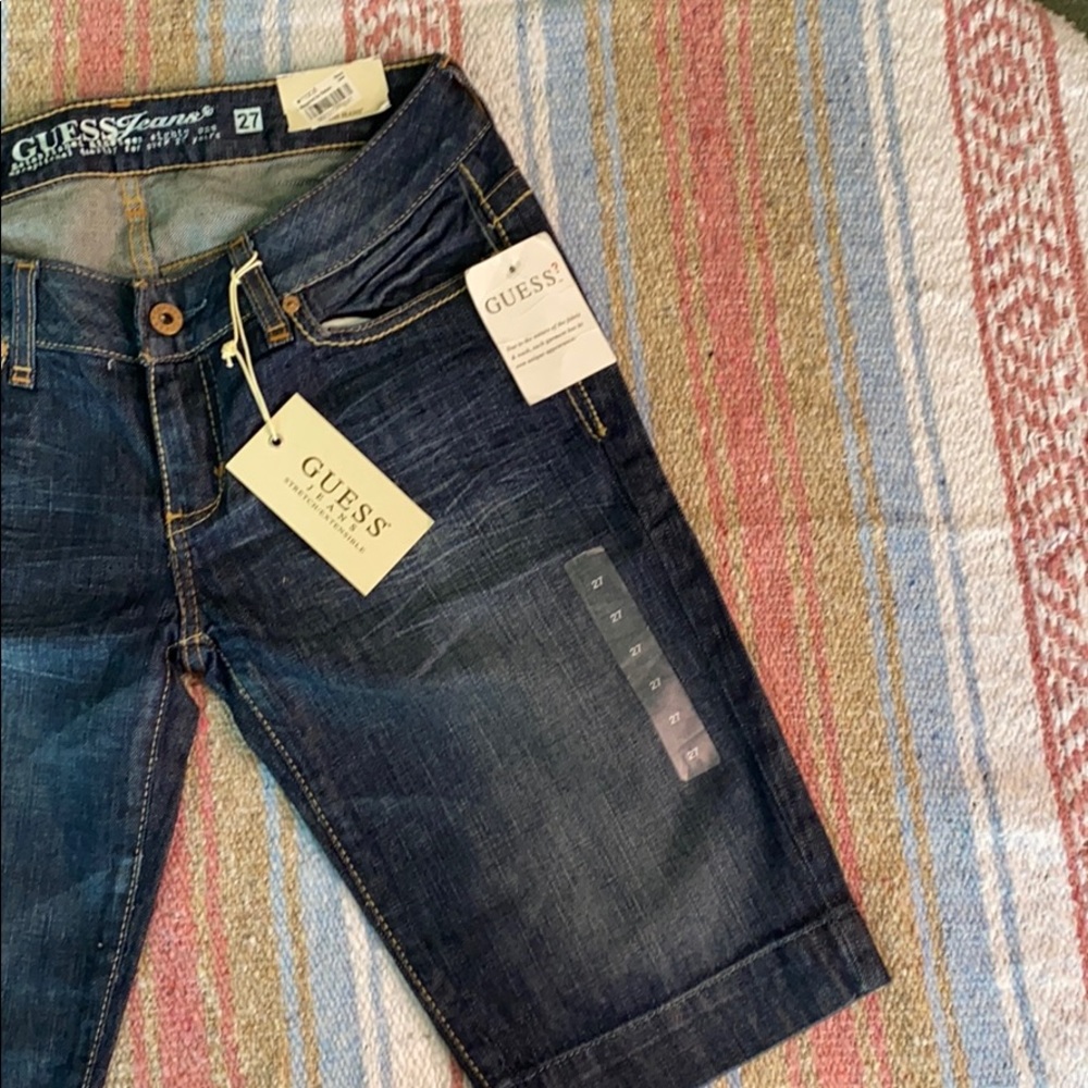 GUESS JEANS shorts women sz. 27 NEW W/tags